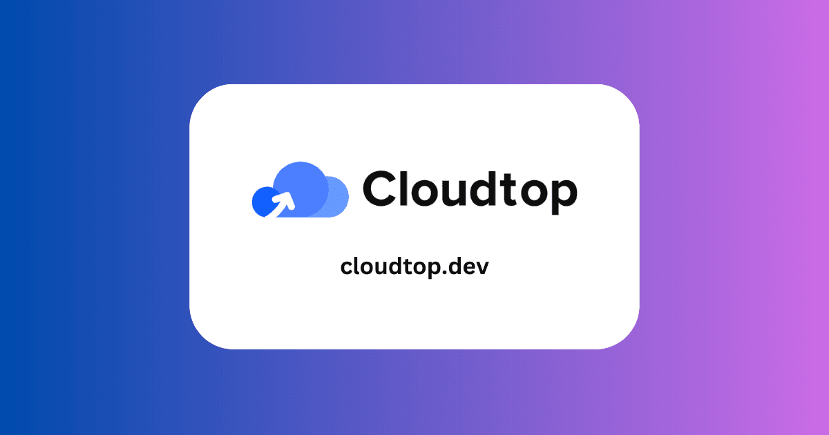 Introducing Cloudtop: The Effortless Way to Run Open-Source Applications